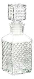 Set 12 Piezas Licorera De Vidrio Labrada Rodas Mini 120ml