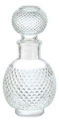 Caja Sellada Con 72 Piezas Licorera De Vidrio Labrada Mikonos Mini 120 ml