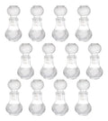 Set de 12 Licoreras labradas Mikonos Nano 60ml