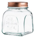 Caja 24 Piezas Brocal De Vidrioito de Vidrio Vintage c/T Rosca Ch 500 ml