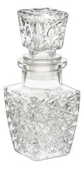 Caja 96 Piezas Licorera De Vidrio Labrada Diamante Nano 60 ml