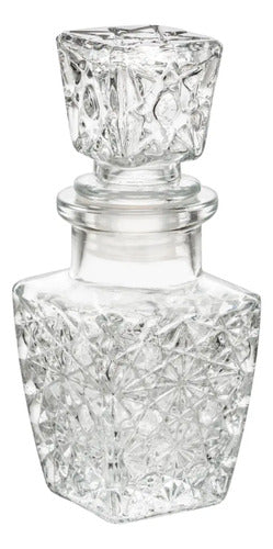 Caja 96 Piezas Licorera De Vidrio Labrada Diamante Nano 60 ml
