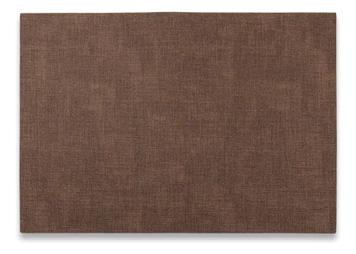 Mantel Individual tapete Rectangular Mesa Comedor Vinilo, tapetes Lavables Resistentes Fácil de Limpiar para Mesa Cocina Comedor Restaurante (18, Café)