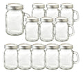 Set Con 12 Piezas Mini Tarro Mason De Vidrio c/c/Tapa Cerrada 120 ml