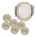 Set 6 piezas Mantel individual tapete mesa comedor PVC VITTORI