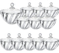 Caja Sellada Con 12 Piezas Bombonera De Vidrio Dalia 980 ml