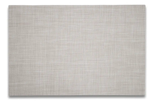 Mantel Individual tapete Rectangular Mesa Comedor Textiline, tapetes Lavables Resistentes Fácil de Limpiar para Mesa Cocina Comedor Restaurante (18, Perla)