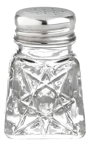 Set 2 Saleros De Cristal Diamante 30 Ml