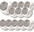 Caja 12 Piezas Brocal De Vidrio Posiciones T/Rosca Acero Inox 2 L