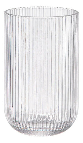 Set 6 Vasos Vidrio Transparente Cooler Venecia 430ml