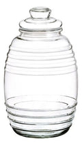 Frasco Brocal Tarrito Vidrio 3.5 L C/ Tapa Presión Transparente