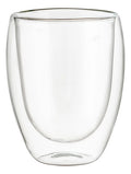 Caja 48 Piezas Vaso De Vidrio de Borosilicato Doble Pared 360 ml 355 ml