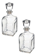 Set 2 Licoreras De Cristal Vidrio Argos Decantador Vino 1l Cristalino
