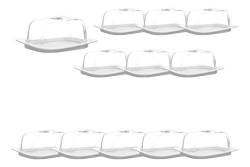 Caja 12 Piezas Mantequillera Lav Pera 405 Ml