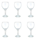 Set 6 Piezas Copa Lav De Vidrio Vino Misket 260 Ml