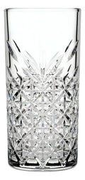 Juego de 12 Vasos Jaiboleros Infinity Diseño Timeless High Ball Grande de Vidrio Cristal 450 ml 15 1/4 oz