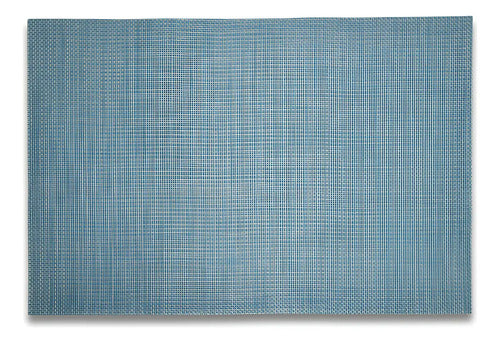 Mantel Individual tapete Rectangular Mesa Comedor Textiline, tapetes Lavables Resistentes Fácil de Limpiar para Mesa Cocina Comedor Restaurante (18, Azul)