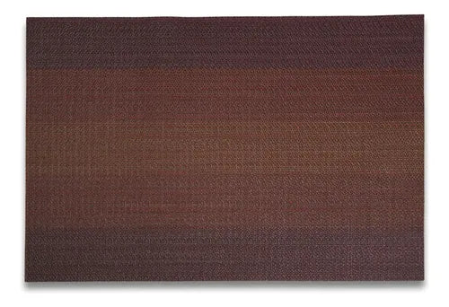 Mantel Individual tapete Rectangular Mesa Comedor Textiline, tapetes Lavables Resistentes Fácil de Limpiar para Mesa Cocina Comedor Restaurante (6, Rojo)