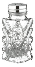 Set 2 Saleros De Cristal Cuadrado Labrado 50 Ml