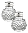 Set 2 Saleros De Cristal Bolita 80 Ml