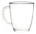 Set 4 Tazas para Café Latte Transparentes Vidrio 360ml Vittori
