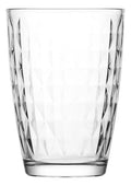 Juego 6 Vasos Artemis Dof Old Fashion Vidrio Labrado 415 ml Para Cocina, Banquetes, Fiestas