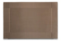 Mantel Individual tapete Rectangular Mesa Comedor Textiline, tapetes Lavables Resistentes Fácil de Limpiar para Mesa Cocina Comedor Restaurante (18, Moka)
