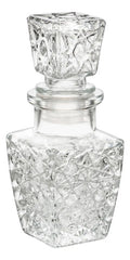 Set 48 Piezas Licorera De Vidrio Labrada Diamante Nano 60 ml