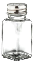 Set 2 Saleros De Cristal Cuadrado Liso 80 Ml