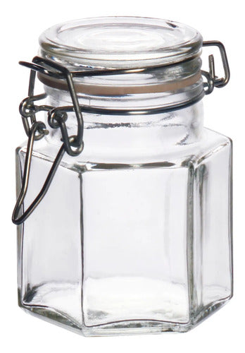 Caja 72 Piezas Brocal De Vidrioito Octagonal T/Clip 100 ml