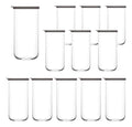Caja 12 Piezas Brocal De Vidrio cilindro LAV Duo c/Tapa 1400 ml - 47 1/4 Oz