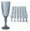 Copas de Vidrio Azules Cristal 24 Piezas