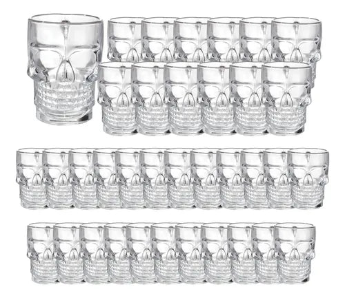 Caja Sellada 36 Piezas Tarro De Vidrio Cervecero Calavera 500 ml