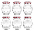 Set 6 Frascos Organizador Especieros Vidrio 190 Ml C/ Tapa