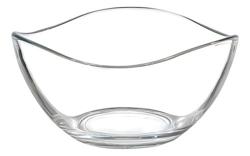Juego Tazón Bowl Vira de Vidrio Cristal 4 piezas para cocina 310ml, diseño moderno