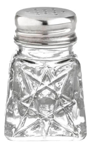 Caja 144 Piezas Salero De Vidrio Diamante 30 Ml