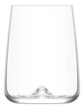 Juego 6 Vasos Copa Stemless Terra Vidrio Cristal 360 ml Para Cocina, Banquetes, Fiestas