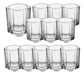 Set de 12 Tequileros Cuadrado Liso