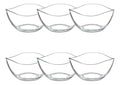 Set 6 Piezas Tazón Lav De Vidrio Vira Mediano 310 Ml