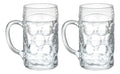Set 2 Tarros Cervecero Babaria Vidrio Grande 1.1 L Vaso Transparente
