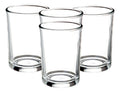 Juego de 4 Vasos Cafeteros de Vidrio Cristal 250ml