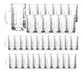 Caja Sellada 36 Piezas Tarro De Vidrio Líneas Chico 380 ml