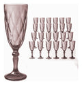 Copas de Vidrio Púrpura Cristal 24 Piezas