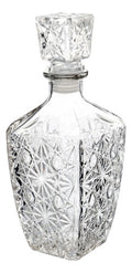 Caja 12 Licoreras Cristal Diamante Decantador Vino 500ml