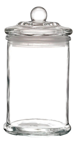 Caja 48 Piezas Brocal De Vidrioito Canica Mediano T/Presión 370 ml