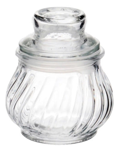 Set 6 Piezas Brocalito De Vidrio Caramelo T/Presión 160 ml