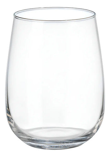 Caja 48 Piezas Vaso De Vidrio Stemless LAV Gaia 16 1/4 oz 475 ml