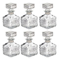 Set 6 Piezas Licorera De Vidrio Rodas Mediana 500 ml