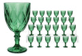 Copas De Vidrio Vino Verde 24 Piezas