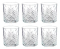 Set 6 Piezas Vaso De Vidrio Para Whisky Infinity 350 Ml Cristalino